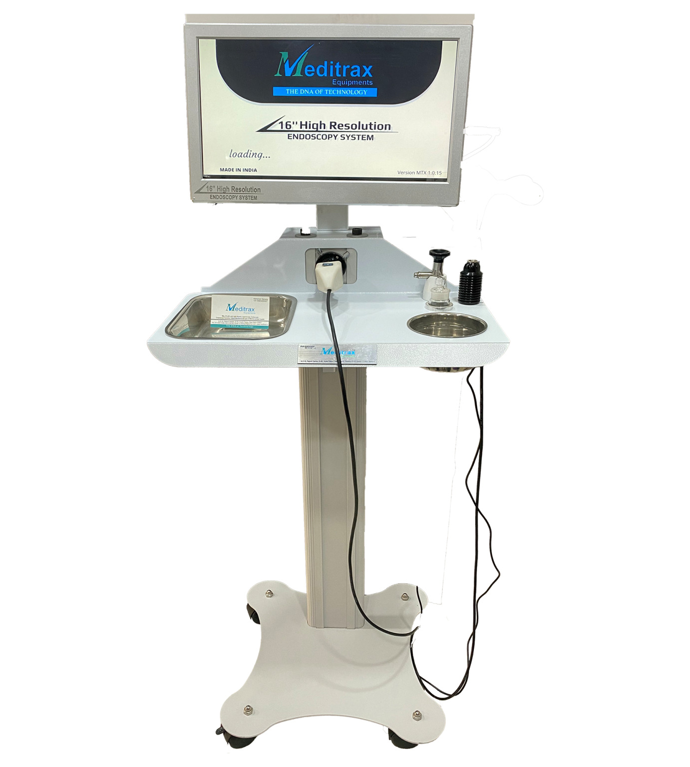 16'' ENDOTROLLY WORKSTATION